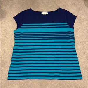 Stripe Liz Claiborne top